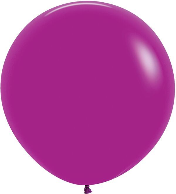 Deluxe Purple Orchid 24" Latex Balloons - 3 Ct