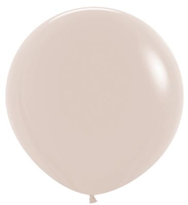 Deluxe White Sand 24" Latex Balloons - 3 Ct