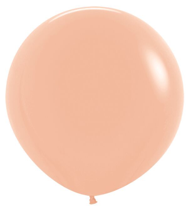 Deluxe Peach Blush 24" Latex Balloons - 3 Ct