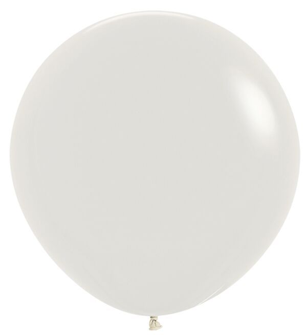 Pastel Dusk Cream 24" Latex Balloons - 3 Ct