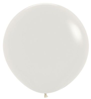 Pastel Dusk Cream 24" Latex Balloons - 3 Ct