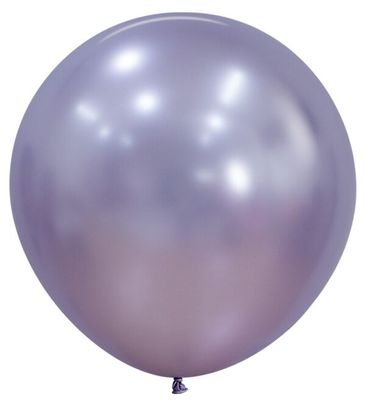 Silk Light Amethyst 24" Latex Balloons - 3 Ct