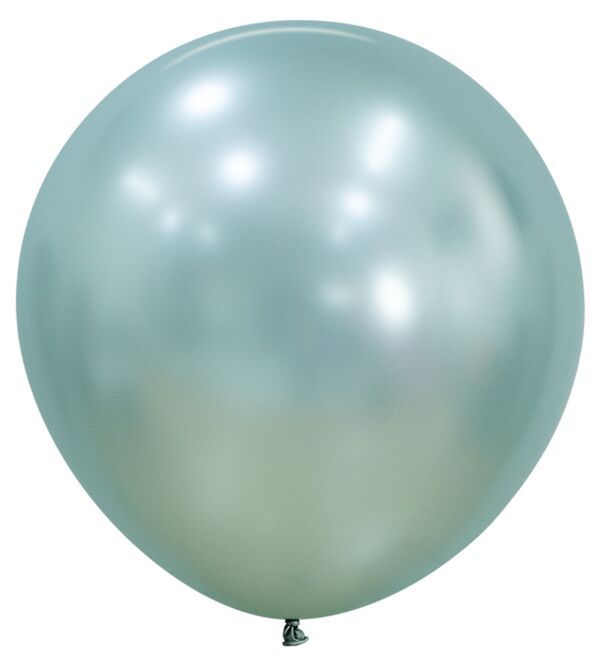 Silk Cool Mint 24" Latex Balloons - 3 Ct