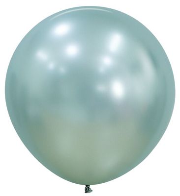 Silk Cool Mint 24" Latex Balloons - 3 Ct