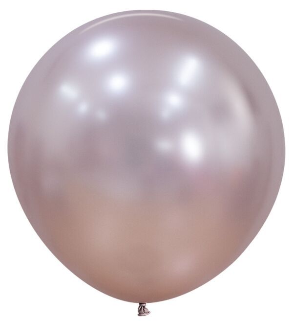 Silk Pink Blossom 24" Latex Balloons - 3 Ct