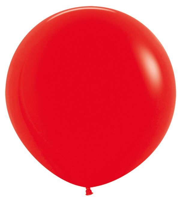 Fashion Red 24" Latex Balloons - 3 Ct