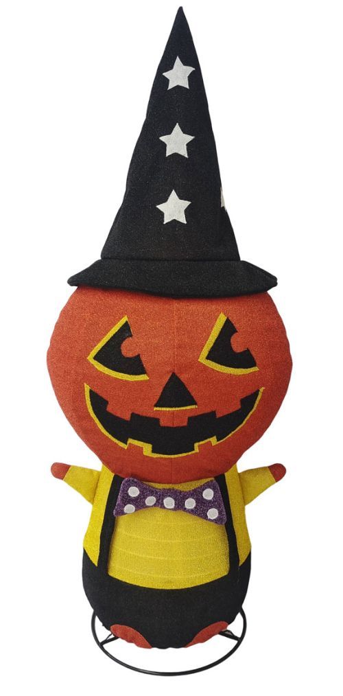 Pop Up Pumpkin Head Witch 35"
