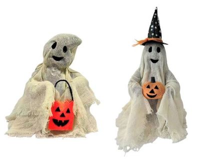 Ghost w Jack-O-Lantern