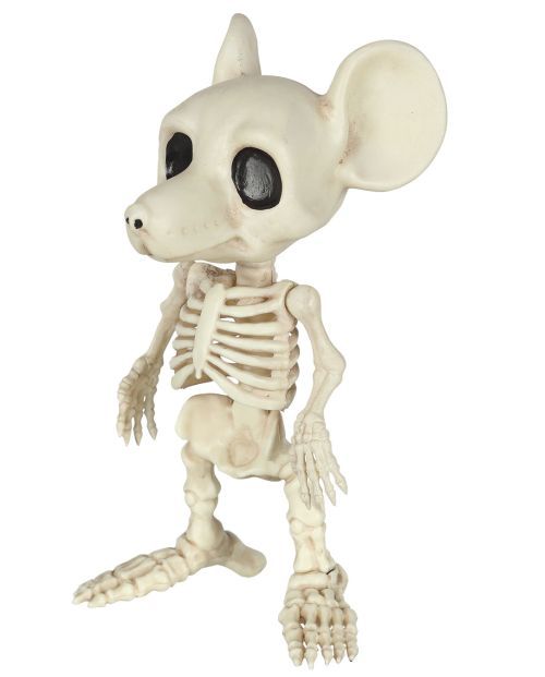 Cute Skeleton Mouse 3" x 7"