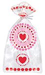 Radiant Hearts Cellophane Bags  20ct