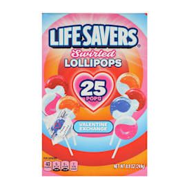 Life Saver Swirl Pop Valentine Exchange - 25ct