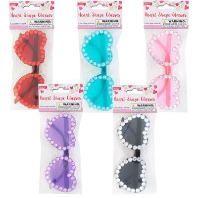 Heart Shaped Bling Glasses