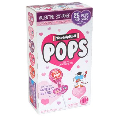 Tootsie Pop Valentine Exchange - 25ct