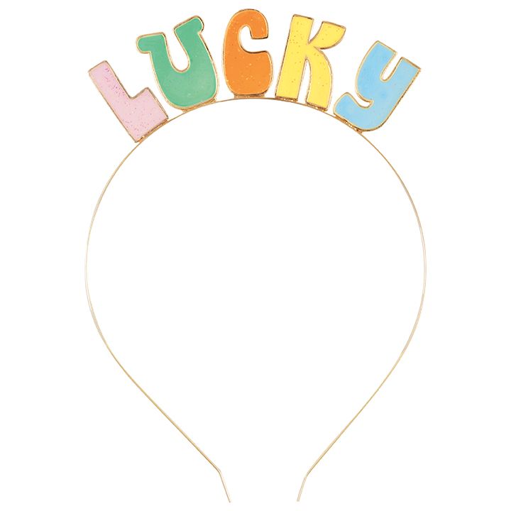 St. Patty's Day "Lucky" Glitter Headband