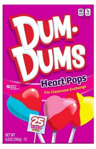 Dum Dum Pop Valentine Exchange - 25ct