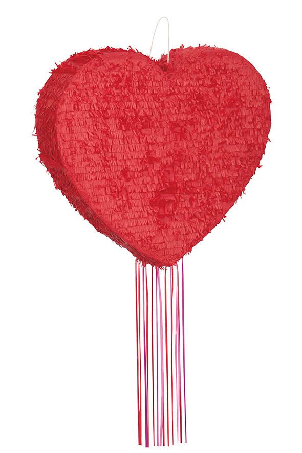 Heart Shaped Pull Pinata