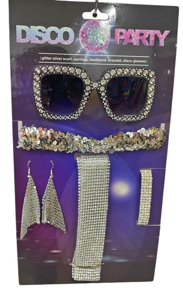 Disco Party Kit  -Silver