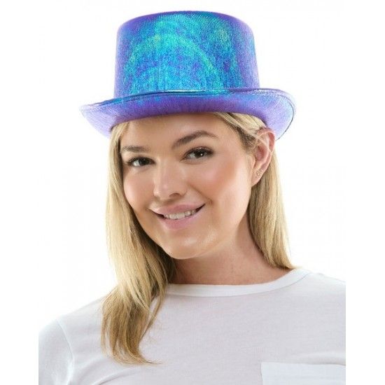 Metallic Opal Top Hat - Purple