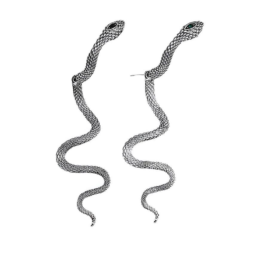 Silver Snakes Earrings