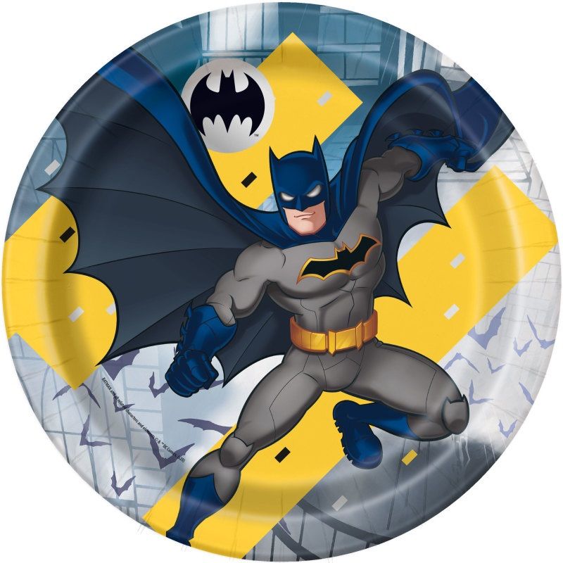 Batman - 9" Plates 8ct