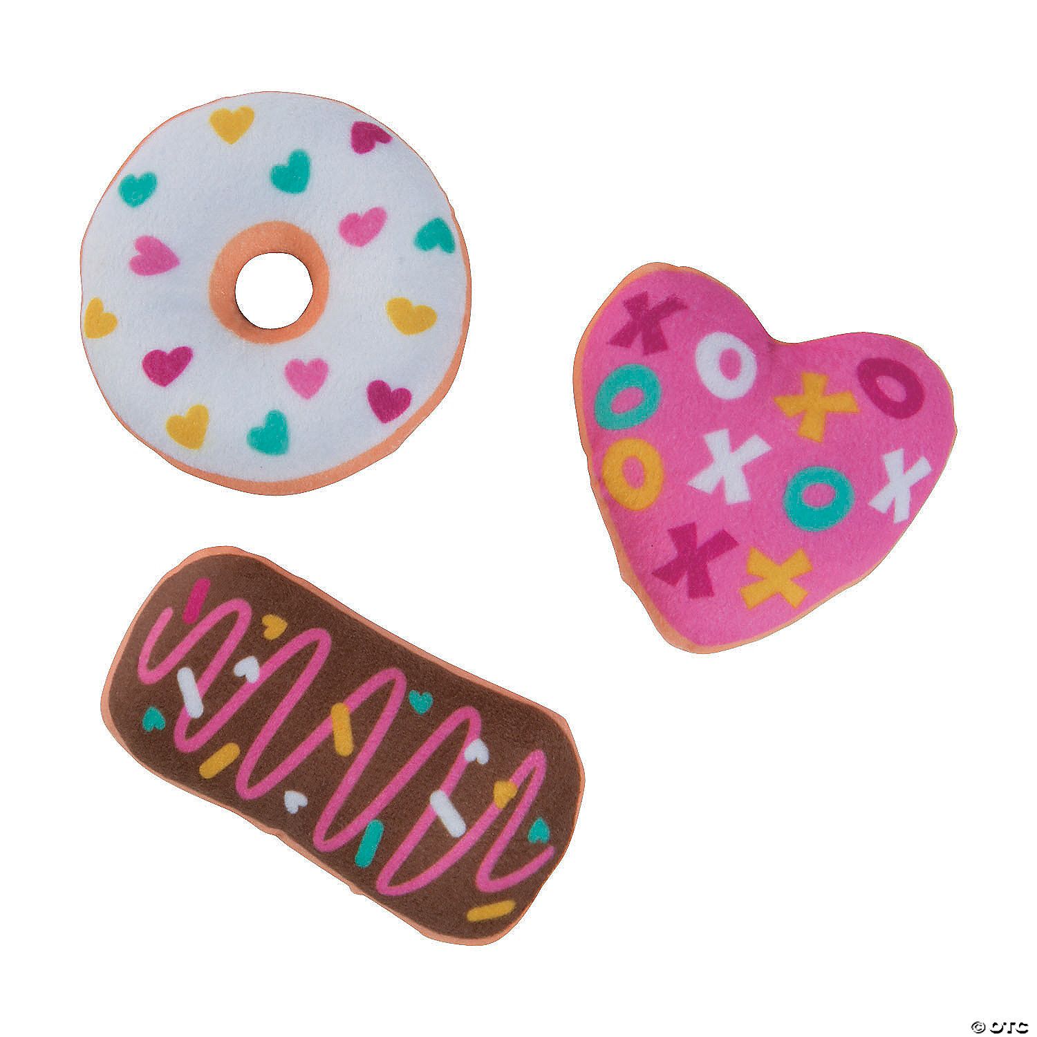 Mini Valentine’s Day Stuffed Donuts - 12 Ct Poly Bag