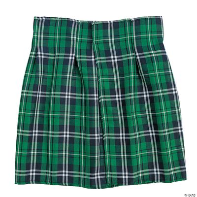 Polyester St. Patrick’s Day Plaid Kilt