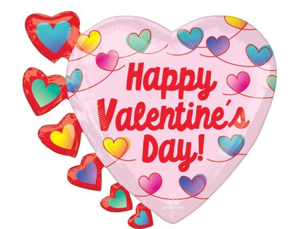 HVD Infinite Knots - 24" Helium Filled Foil Balloon, Ribbon