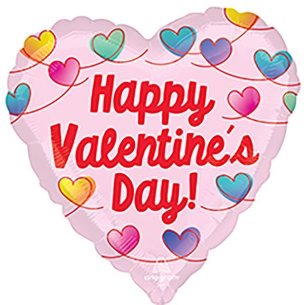 HVD Infinite Knots - 17" Helium Filled Foil Balloon, Ribbon