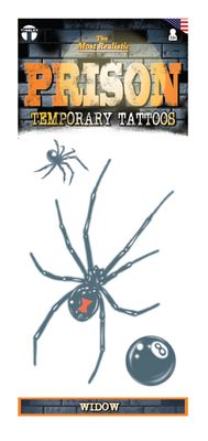Prison Tattoo - Black Widow