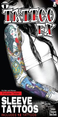 Sleeve Tattoo FX - 3pc Fortune Teller