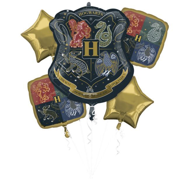 Bouquet Harry Potter - Helium Filled Foil Shaped Balloon, Ribbon