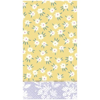Spring Florals Blue &amp; Yellow - Guest Towels  16ct