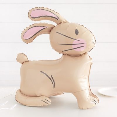 Bunny Giant Foil Balloon Centerpiece - 24" Air Foil