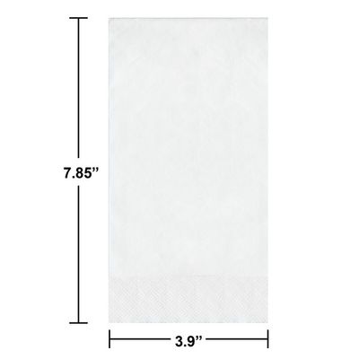Guest Napkins 2 Ply White 50 Ct