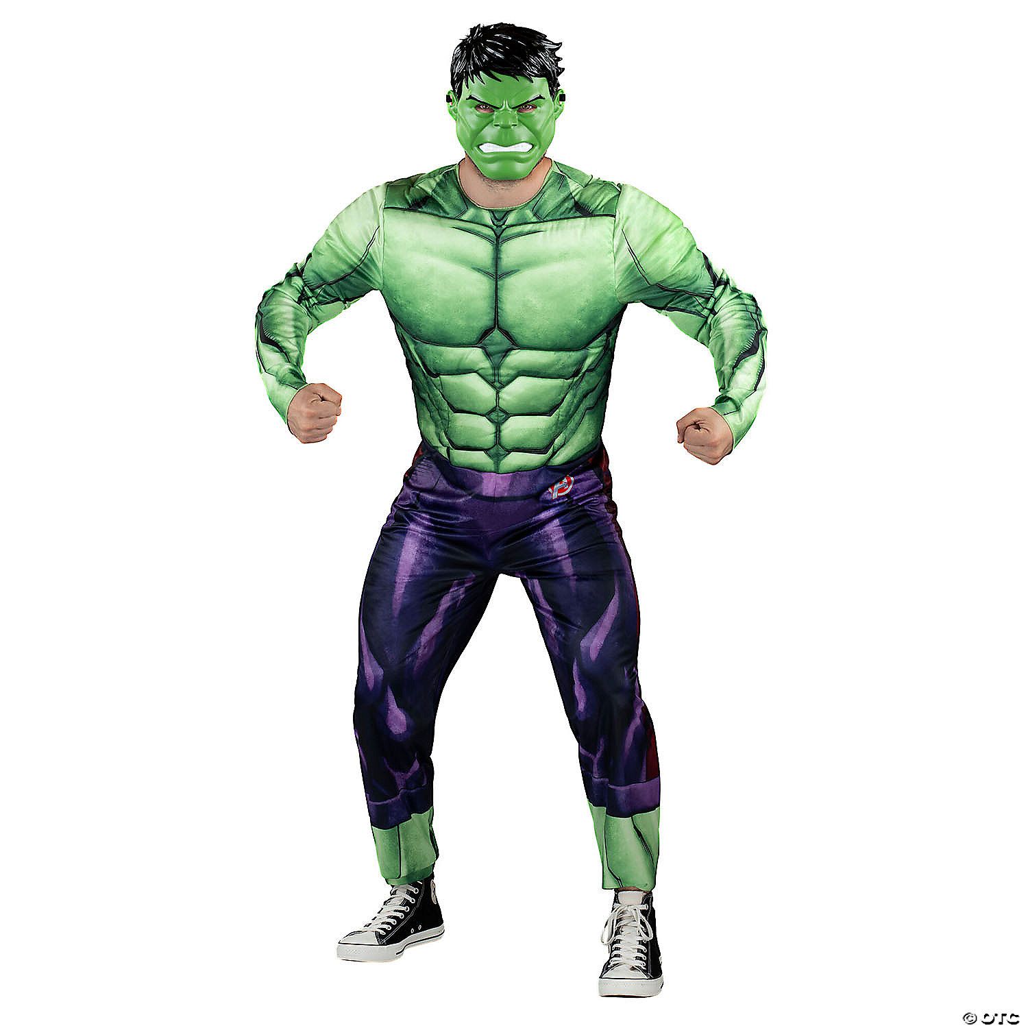 Hulk Marvel Adult Qualux Jumpsuit, Size: Large (36-38)