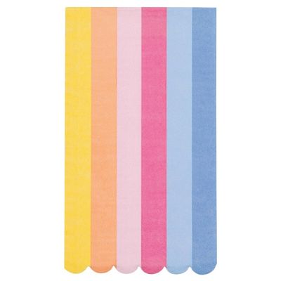 Spring Garden Striped Scalloped - Guest Towels  16ct
