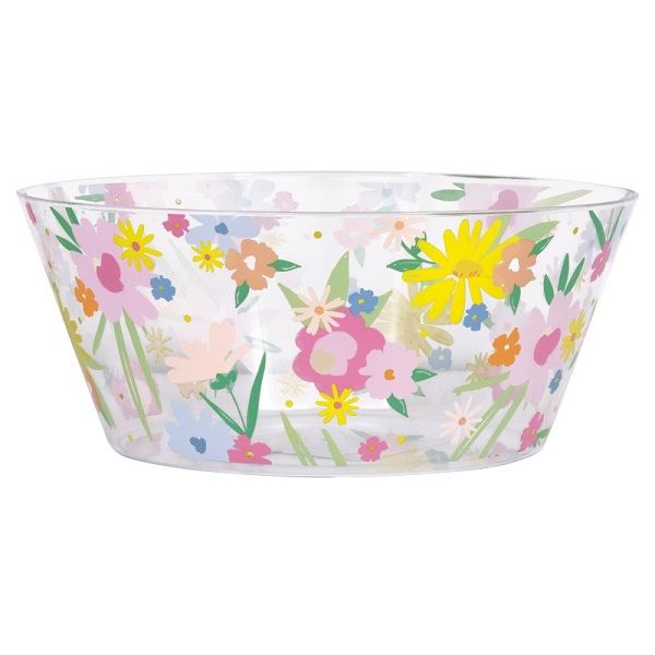 Spring Garden Plastic Serving Bowl