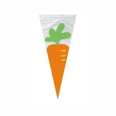 Carrot Cone Cellophane Bags  20ct