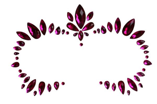 Face Gems - Fuchsia Mask