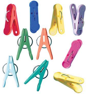 Balloon Clip n Weight Primary/Pastel - 8 Gram