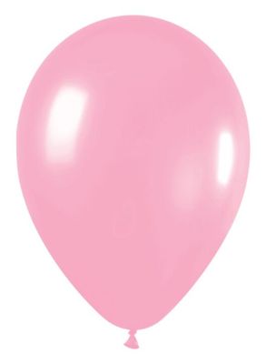 Fashion Bubble Gum Pink  5" Latex Balloons - 50 Ct