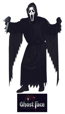 Ghost Face Scream Adult One Size