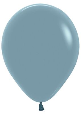 Pastel Dusk Blue  5" Latex Balloons - 50 Ct