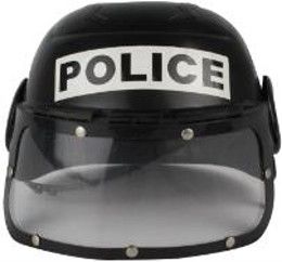 Child Police Helmet W/Shield