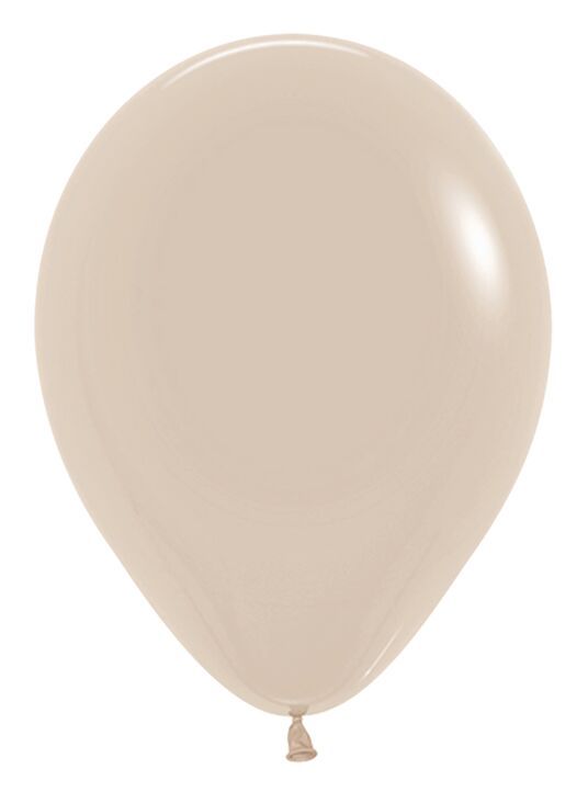 Deluxe White Sand 5" Latex Balloons - 50 Ct