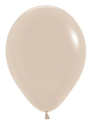 Deluxe White Sand 5" Latex Balloons - 50 Ct