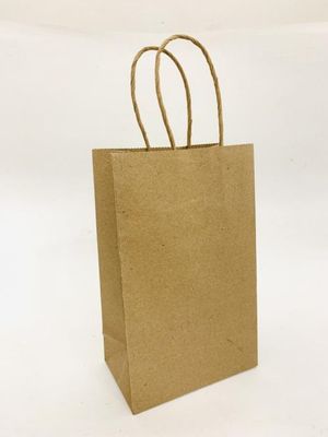 Kraft Bag Small Natural - 5.5" x 9" x 3.25" - 10 Ct