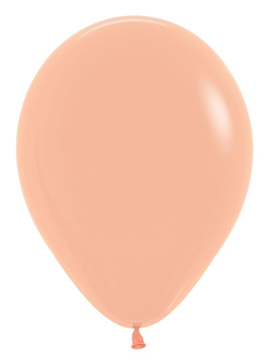Deluxe Peach-Blush 5" Latex Balloons - 50 Ct