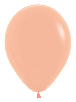 Deluxe Peach-Blush 5" Latex Balloons - 50 Ct
