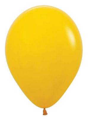 Deluxe Honey Yellow 5" Latex Balloons - 50 Ct